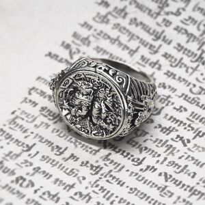 Silver Egyptian Signet Ring